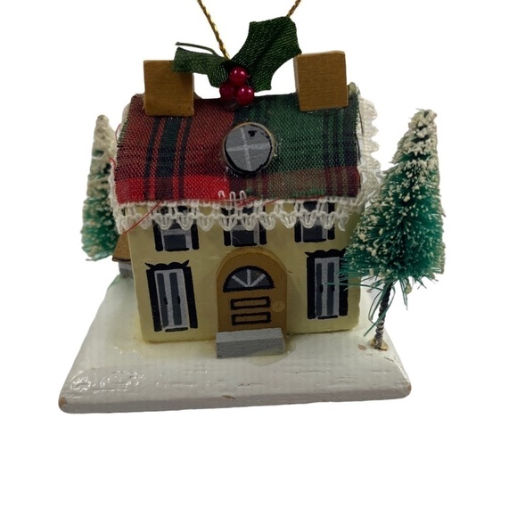 Vintage Christmas 🎄Ornament Miniature Wood House by Kurt Adler - Picture 7 of 10